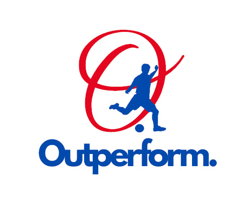 Outperform. T-Shirt aus 100% Bio Baumwolle mit gesticktem Logo, Premium Qualität