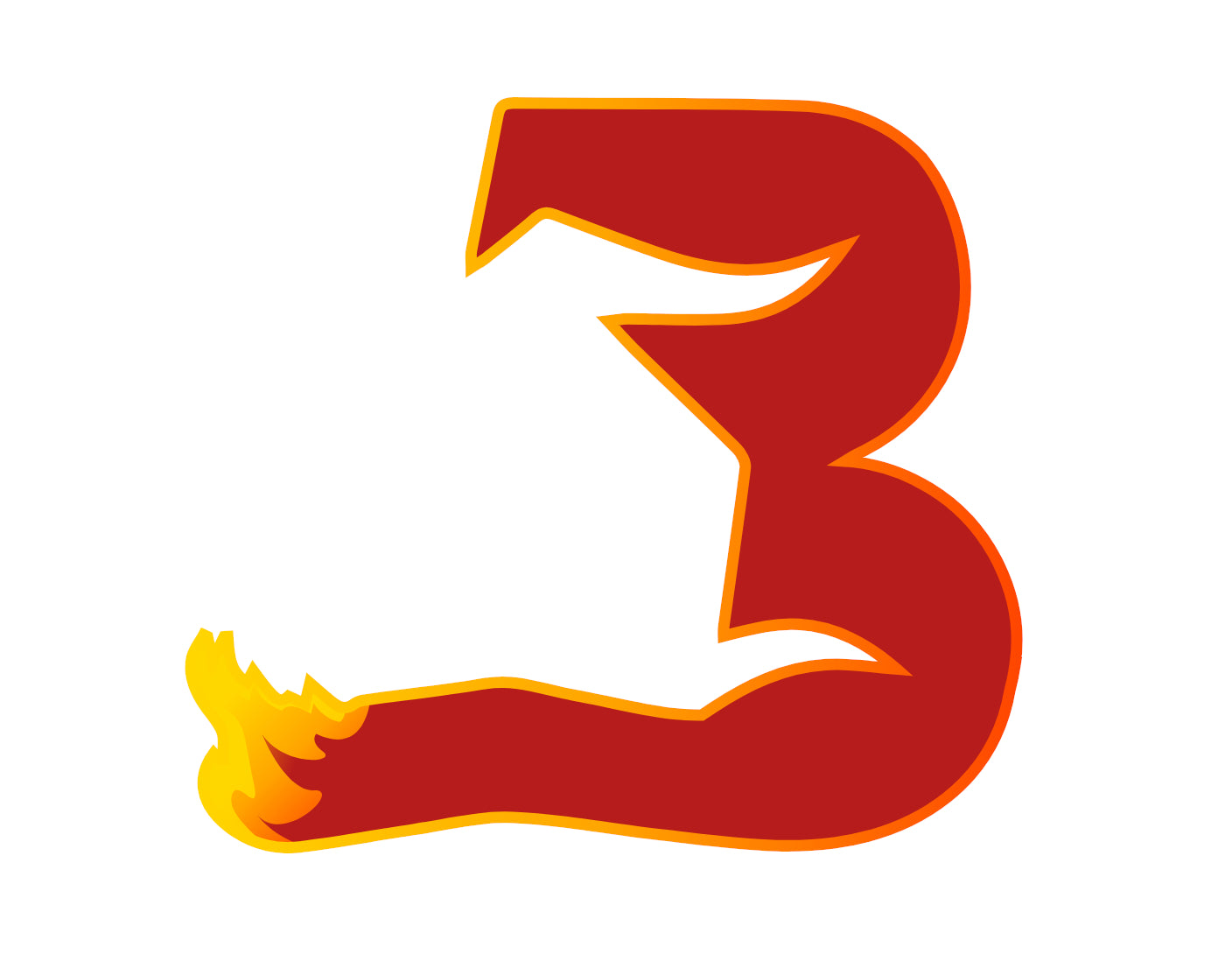 Bullrun Athletics™ T-Shirt aus 100% Bio Baumwolle mit gesticktem Logo, Premium Qualität - Rot